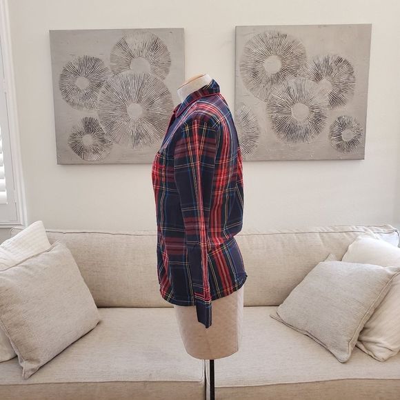 J. Crew Vintage Cotton Plaid Pajama Set - size XXS in Stewart tartan - Picture 4 of 16